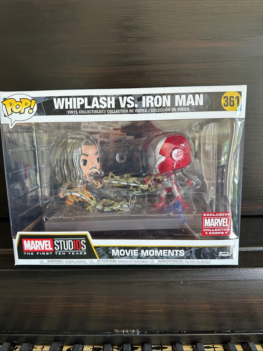 Funko Movie Moments Whiplash vs. Iron Man - Red, Silver, Brown, Yellow